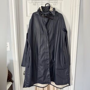 Ilse Jacobsen Navy Raincoat Jacket